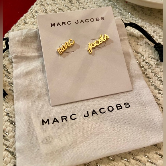 NWT! Authentic Marc Jacobs earrings + dust bag - Picture 6 of 6